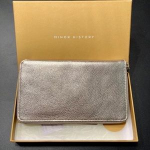 Minor History Leather Wallet (Gold)